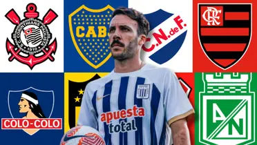 Sebastián Rodríguez vistiendo la camiseta de Alianza Lima