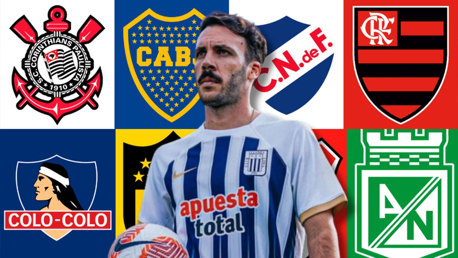 Sebastián Rodríguez vistiendo la camiseta de Alianza Lima