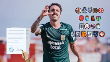 Sebastián Rodríguez vistiendo la camiseta de Alianza Lima