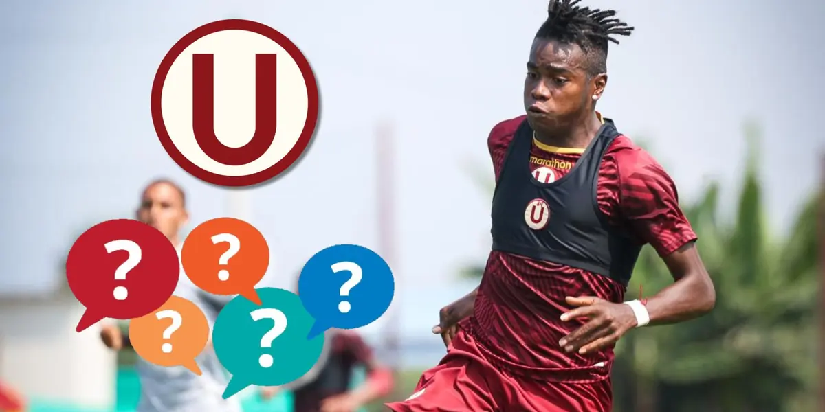 Segundo Portocarrero entrenando con Universitario de Deportes