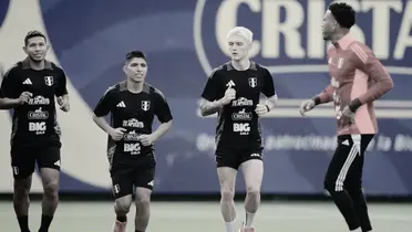 Selección Peruana calentando (Foto: Selección Peruana)