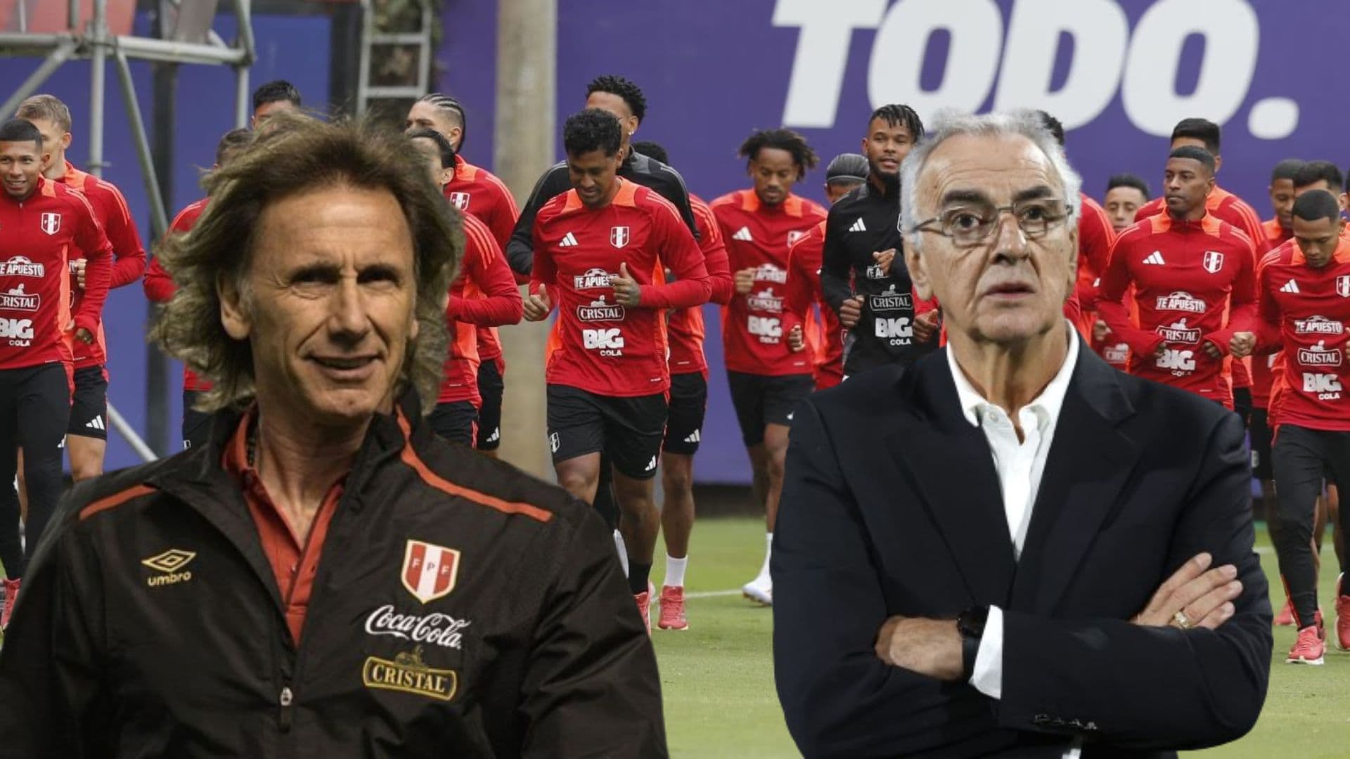 Selección Peruana - Ricardo Gareca - Jorge Fossati (Foto: La Bicolor)