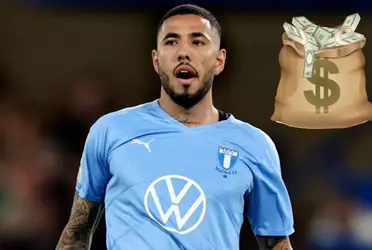 Sergio Peña brilla en el equipo del Malmo