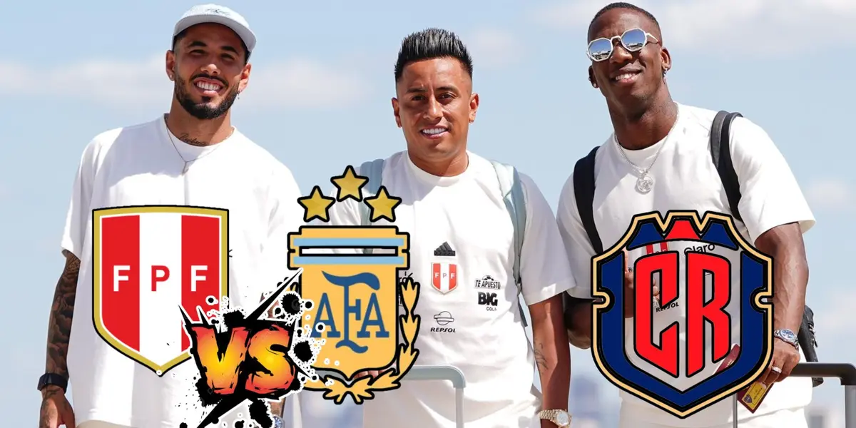 Sergio Peña, Christian Cueva y Luis Advíncula (Foto: La Bicolor)