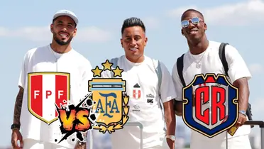 Sergio Peña, Christian Cueva y Luis Advíncula (Foto: La Bicolor)