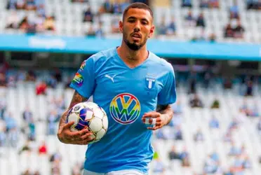 Sergio Peña logró anotar su primer gol con la camiseta del Malmo
