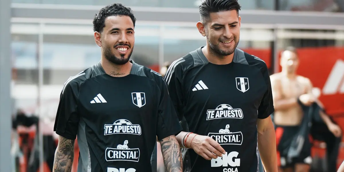 Sergio Peña y Carlos Zambrano (Foto: Selección Peruana).