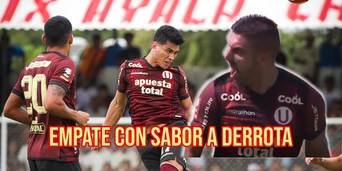 Sobre la hora ‘Tito’ puso el empate de Universitario ante Atlético Grau.