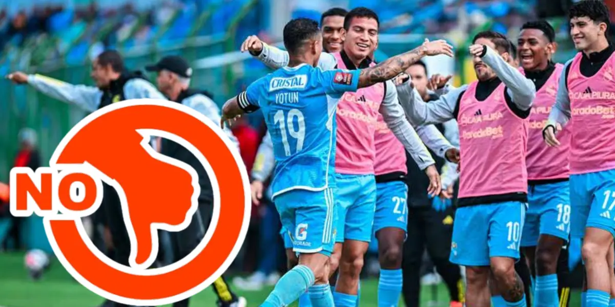 Sporting Cristal celebrando gol