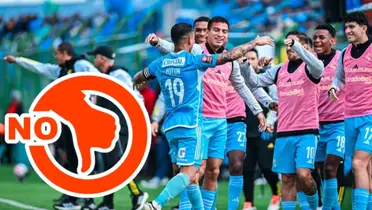 Sporting Cristal celebrando gol