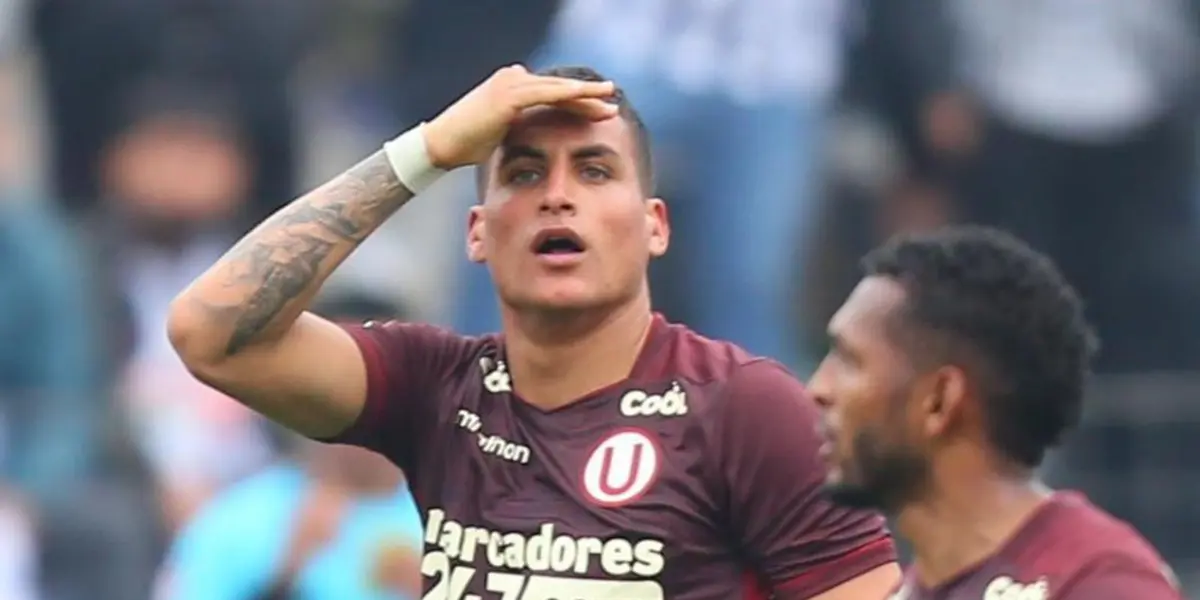 Succar no pudo estar presente en el partido contra Sport Boys