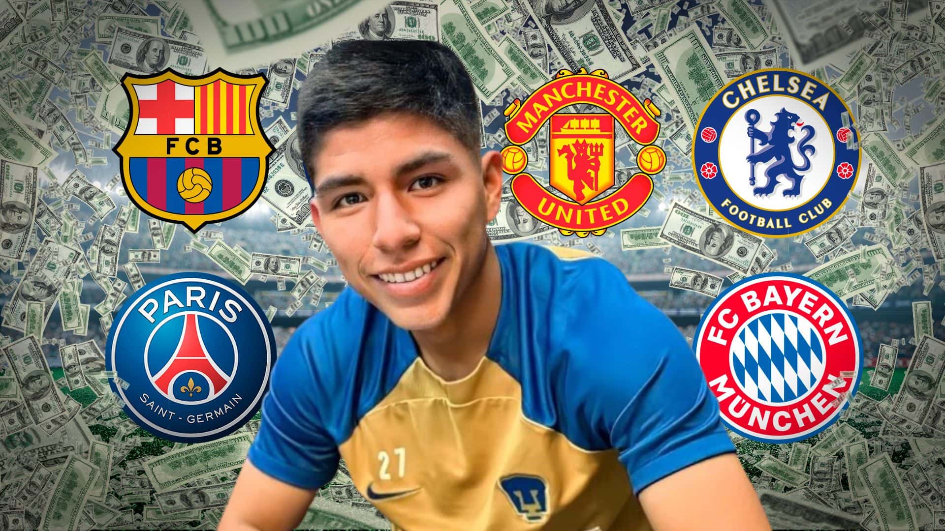 Todavía ni debuta en Pumas y el gigante de Europa que andaría tras los pasos de Quispe