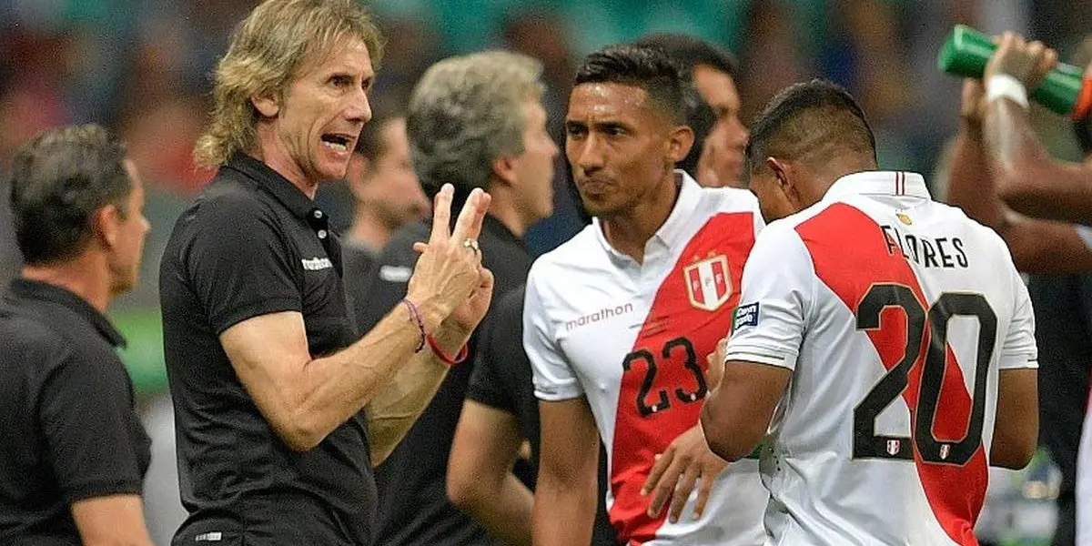 Todo parece indicar que Ricardo Gareca se cerrará con sus mimados y meterá a Edison Flores en el 11 titular.