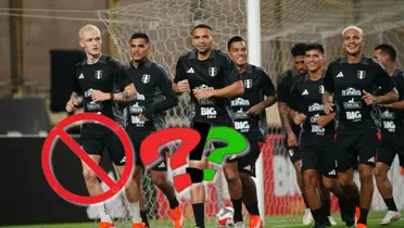 Un entrenamiento de la Selección Peruana en el Estadio Monumental de Ate