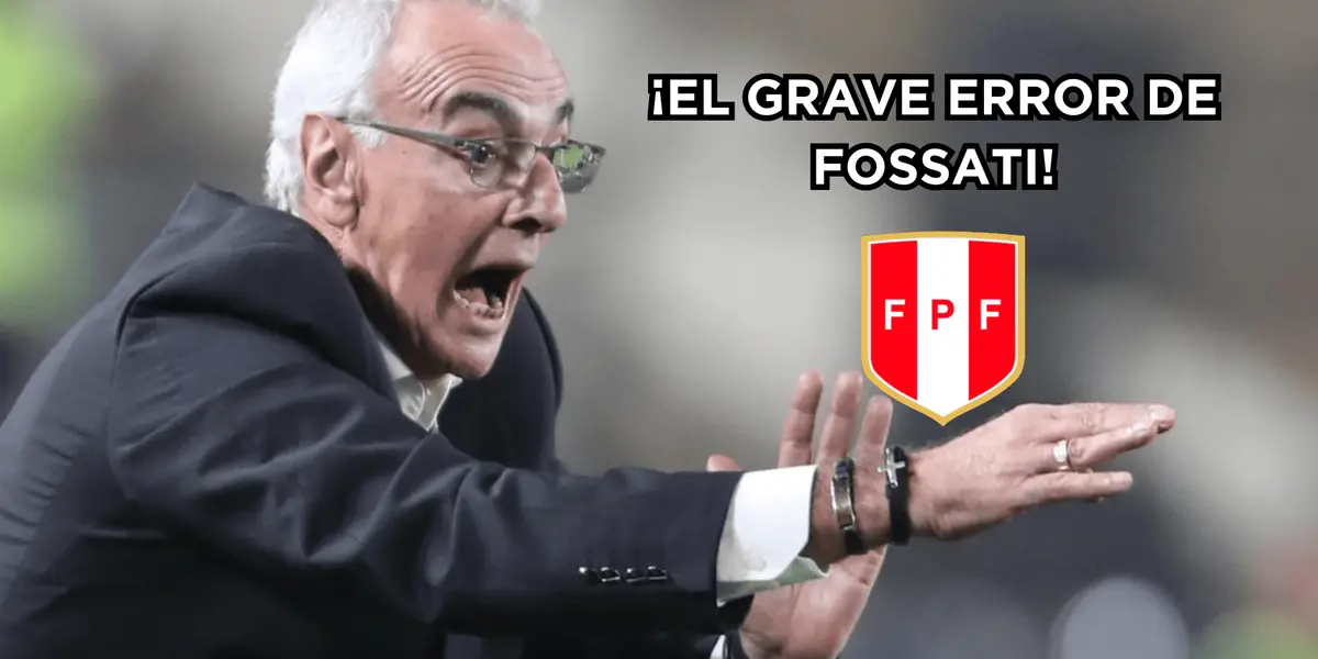 Un error que podría costarle el puesto en la bicolor.