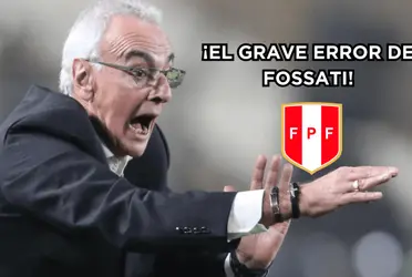 Un error que podría costarle el puesto en la bicolor.