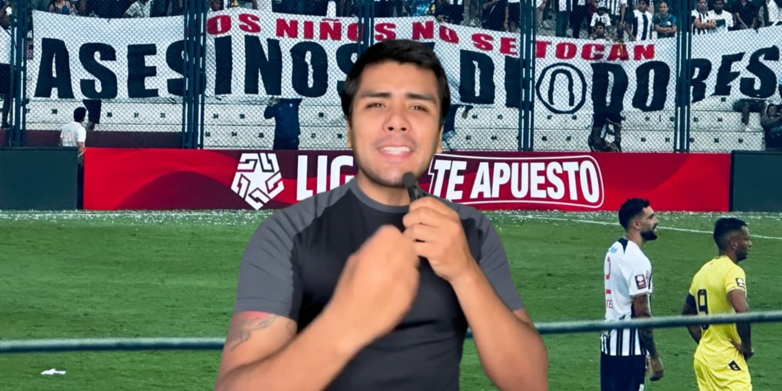 Un sector de hinchas de aliancismo protestó previo al duelo contra Comerciantes