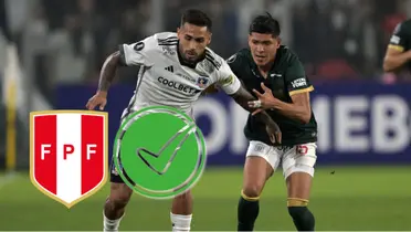 Una acción de juego en el duelo de ayer entre Colo Colo vs Alianza Lima