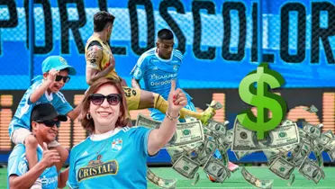 Una acción de juego en el duelo entre Sporting Cristal vs Cusco FC