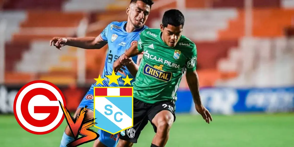 Una acción de juego en el Garcilaso vs Cristal de la temporada 2023
