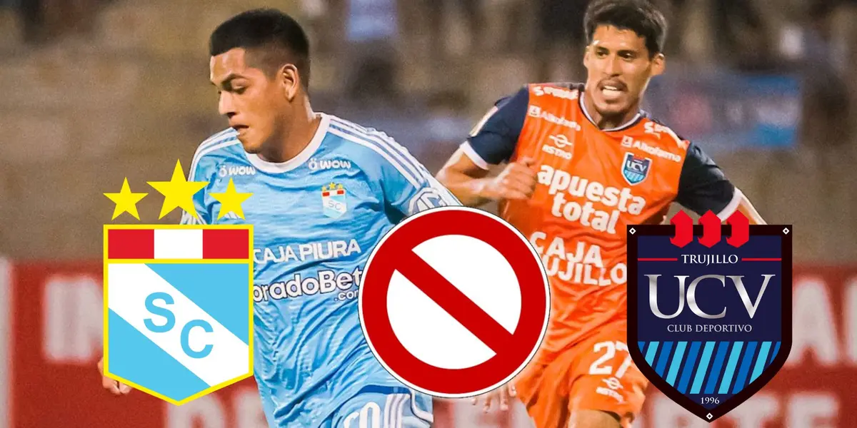 Una jugada del encuentro entre UCV vs Sporting Cristal en el Estadio Mansiche