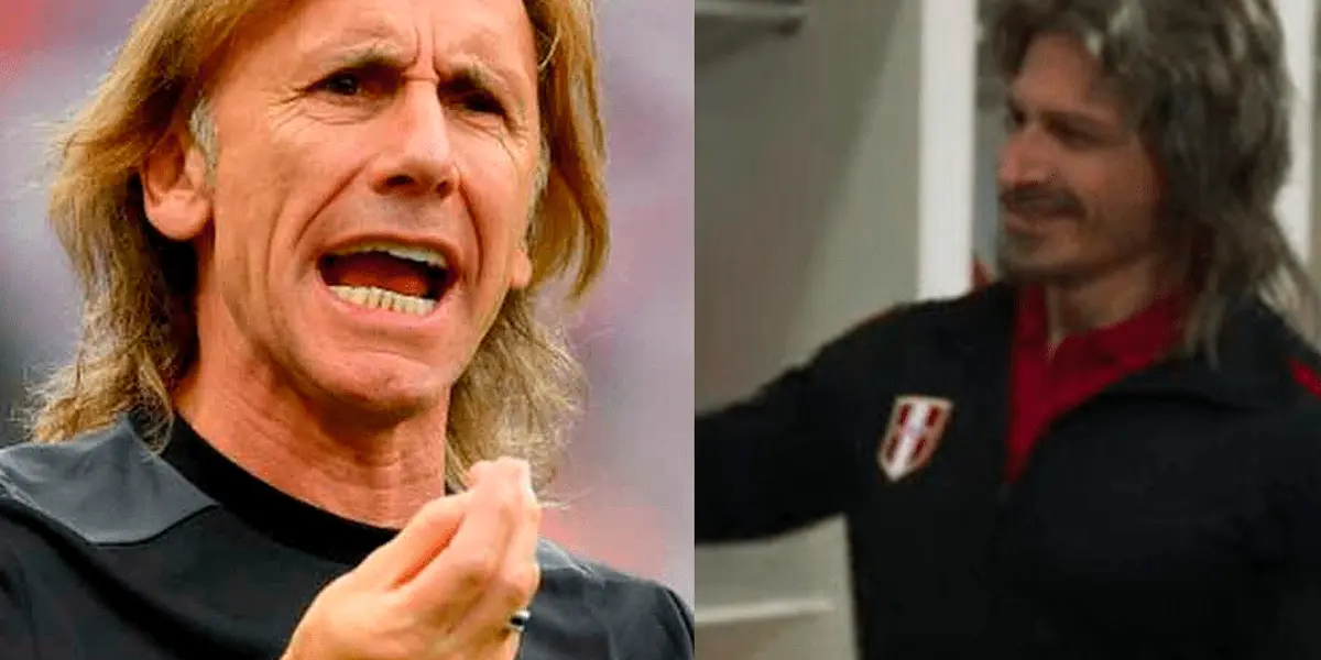 Una mala caracterización le jugó en contra al personaje de Ricardo Gareca en la serie de Paolo Guerrero