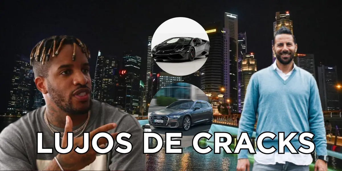 Una pequeña diferencia de los lujos de ambos cracks del fútbol peruano