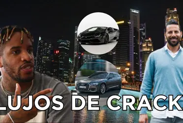 Una pequeña diferencia de los lujos de ambos cracks del fútbol peruano