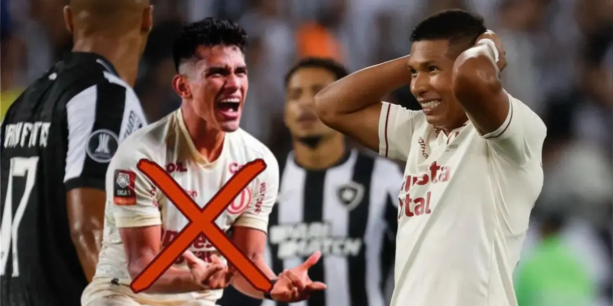 Una postal de la derrota de Universitario ante Botafogo. FOTO: RPP
