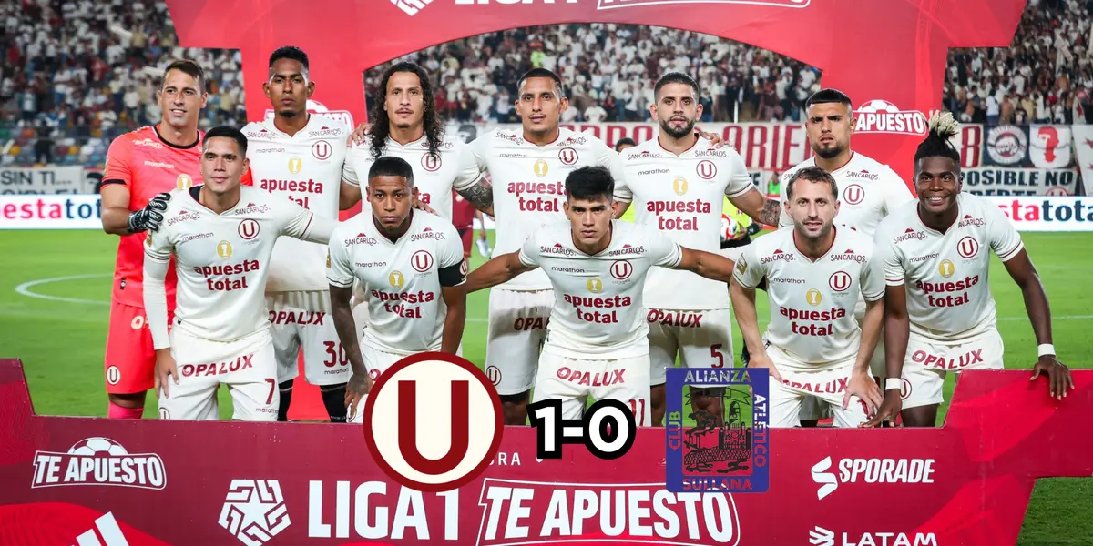 Una postal del triunfo de Universitario ante Alianza Atlético. FOTO: Universitario