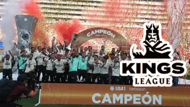 Universitario celebrando el título de campeón