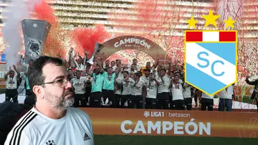 Universitario celebrando y Moreira serio (Foto: Andina)