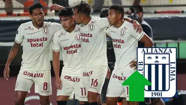 Universitario de Deportes celebrando