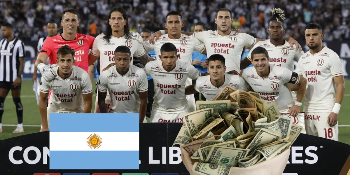 Universitario de Deportes en la foto previa al choque con Botafogo