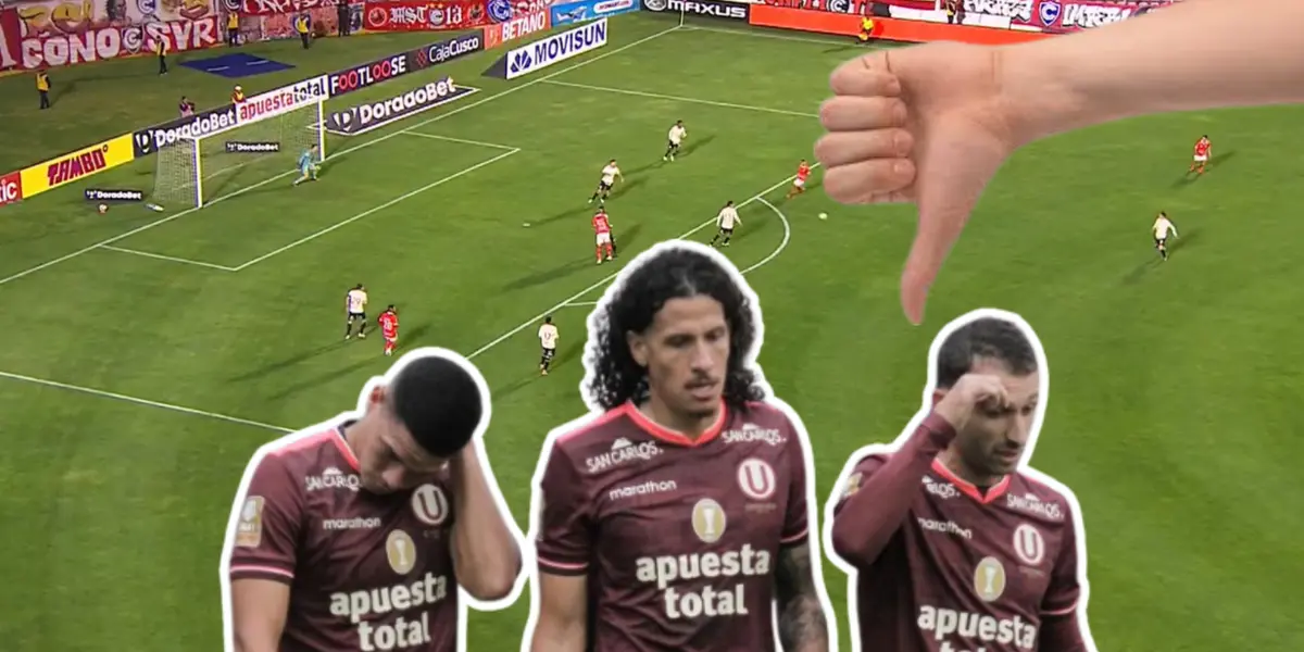 Universitario de Deportes jugando contra Cienciano (Foto: Captura)