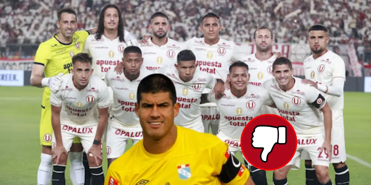 Universitario de Deportes posando con los reporteros gráficos, al lado Erick Delgado. FOTO: DALEUCAMPEÓN