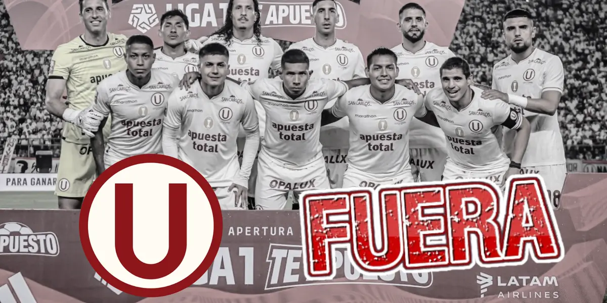 Universitario de Deportes posando para la foto