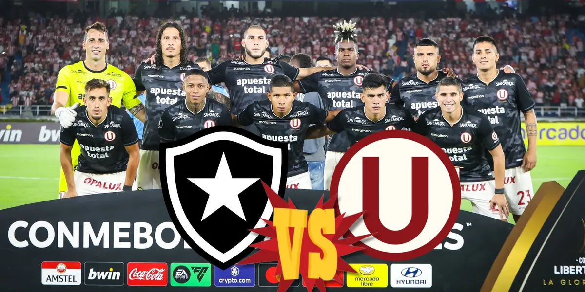 Universitario de Deportes posando para las cámaras en la previa del duelo vs Junior