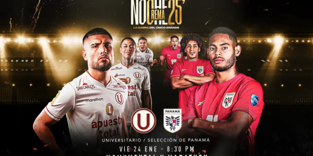 Universitario De Deportes - Selección de Panamá (Foto: Universitario de Deportes)