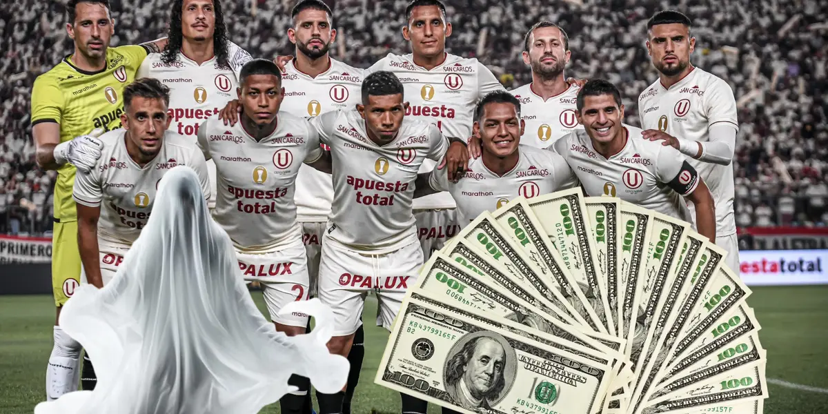 Universitario de Deportes tomándose la foto previo a un partido