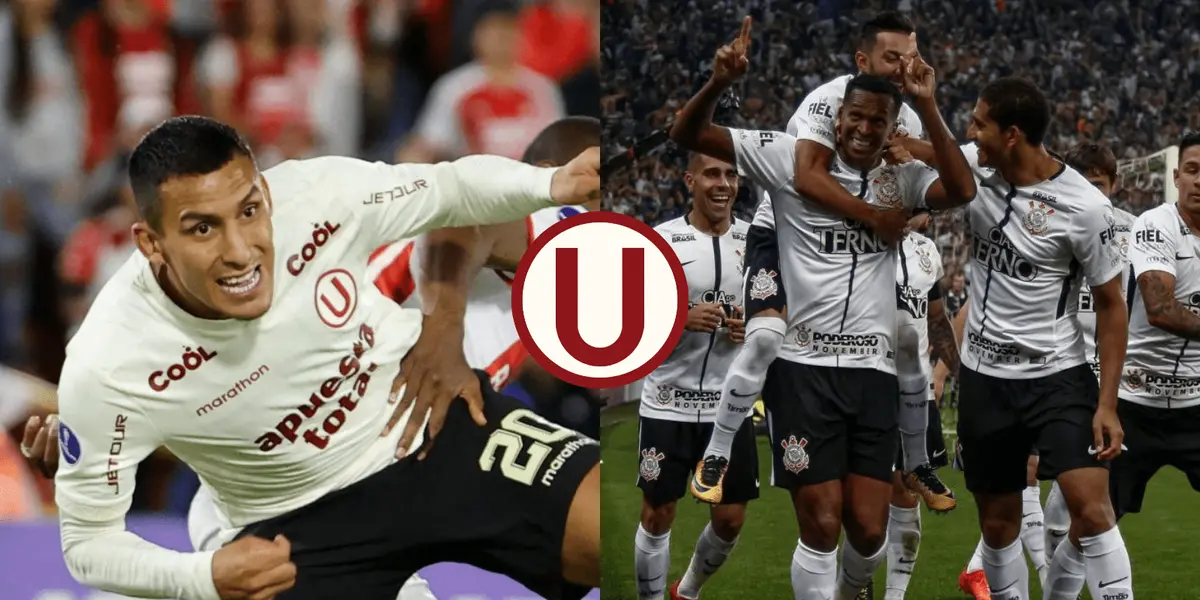 Universitario de Deportes tendrá tremenda baja ante Corinthians