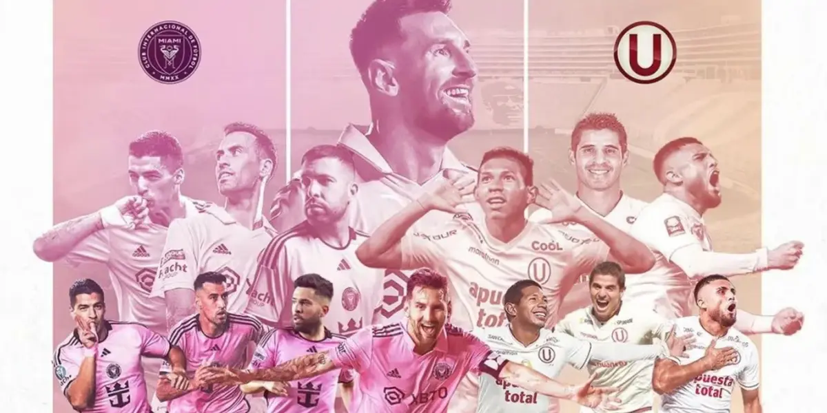 Universitario - Inter Miami (Foto: X)