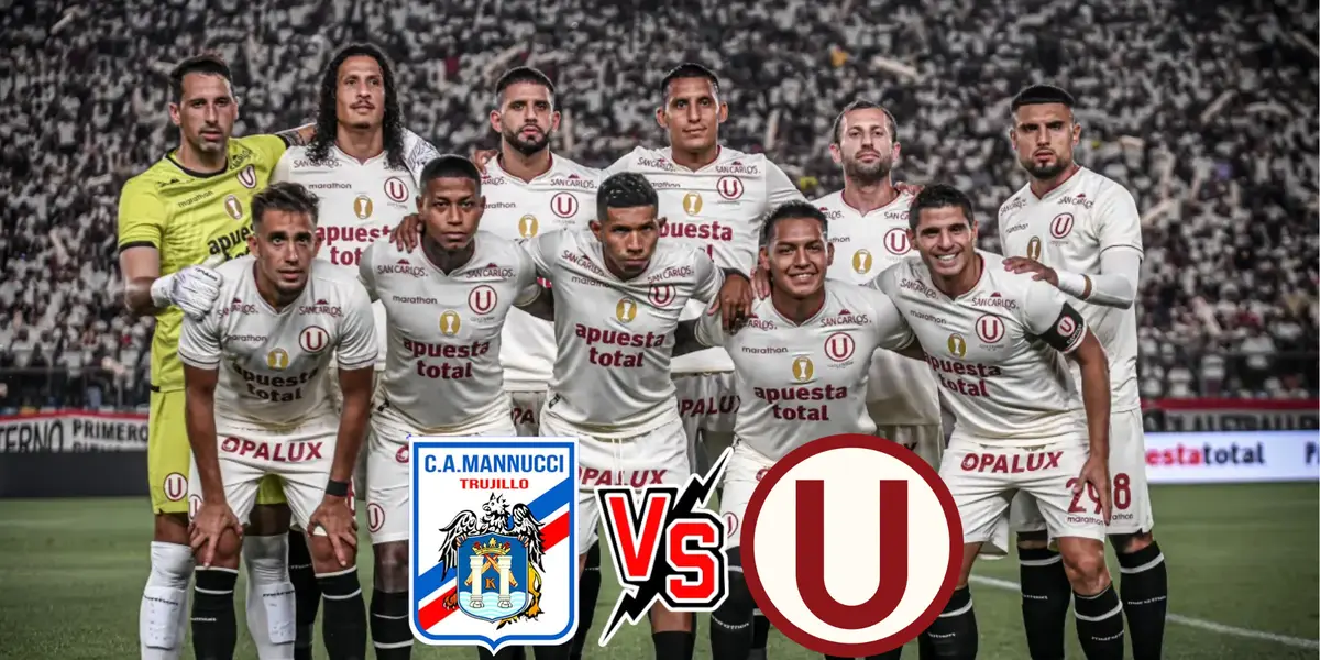 Universitario y su 11 para jugar ante Carlos A. Mannucci