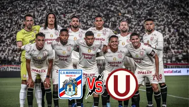 Universitario y su 11 para jugar ante Carlos A. Mannucci