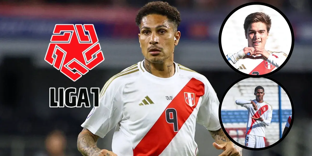 Víctor Guzmán - Juan Pablo Goicochea - Paolo Guerrero (Foto: X)