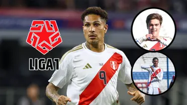 Víctor Guzmán - Juan Pablo Goicochea - Paolo Guerrero (Foto: X)