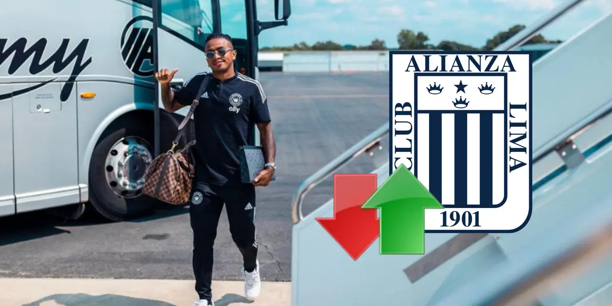 Yordy Reyna bajando del bus del Torpedo Moscú (Foto: Yordy Reyna Instagram)