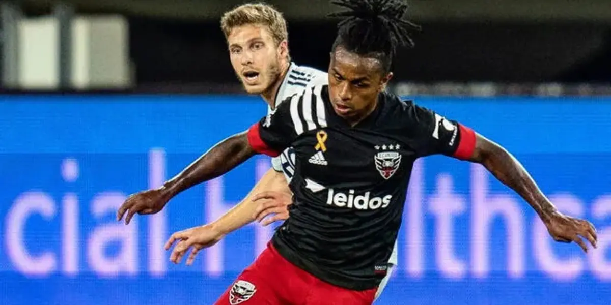Yordy Reyna jugando para el DC United de la MLS. FOTO: La República Perú.