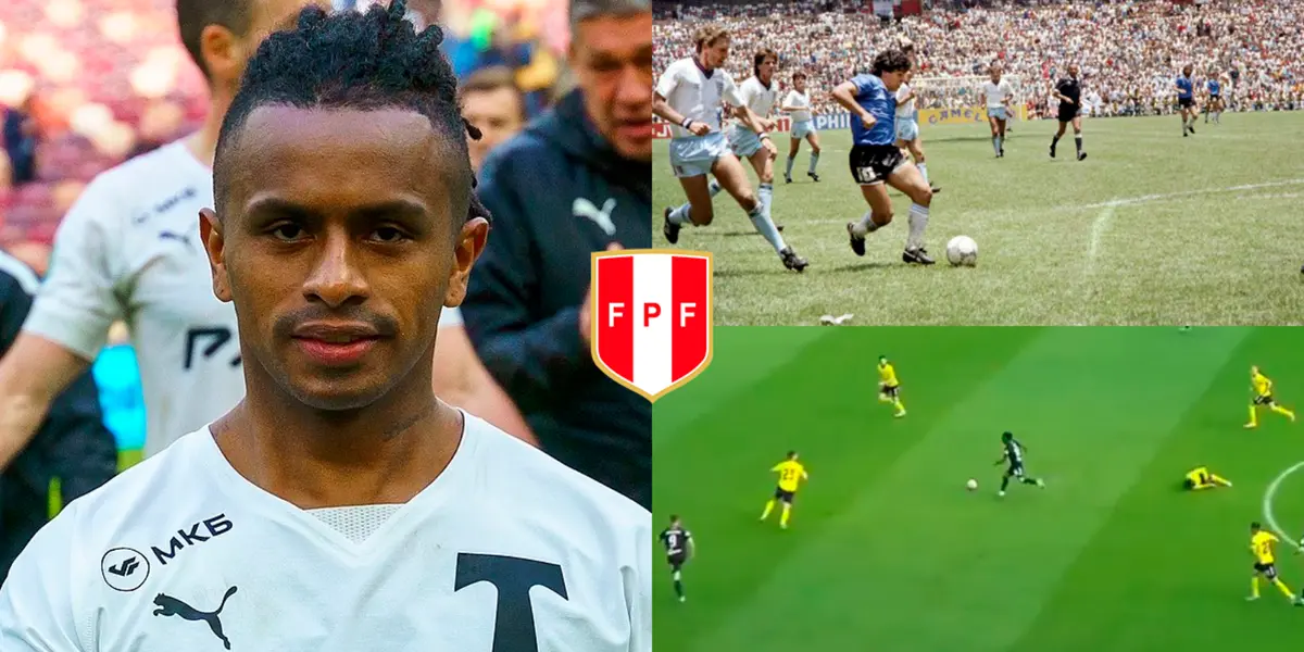 Yordy Reyna se metió tremenda jugada al mismo estilo de Diego Maradona