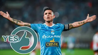 Yoshimar Yotún celebrando